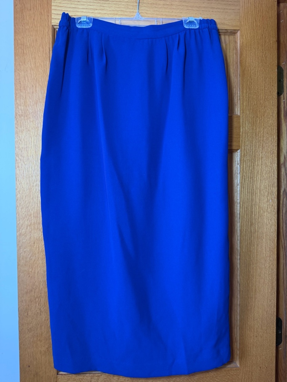 Giovanna Signature Cobalt Blue Three Piece Skirt Set. - Picture 5 of 6